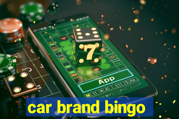 car brand bingo