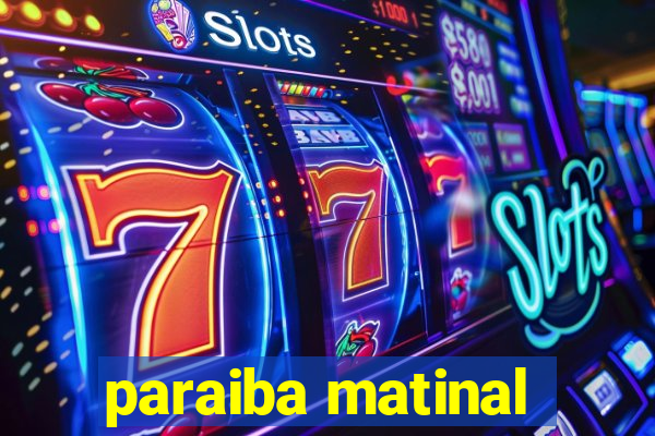 paraiba matinal