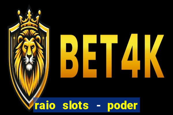 raio slots - poder de zéus