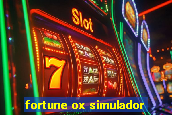 fortune ox simulador