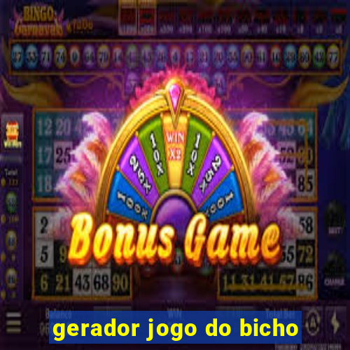 gerador jogo do bicho