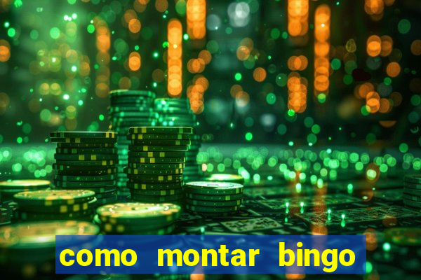 como montar bingo brinquedos toia